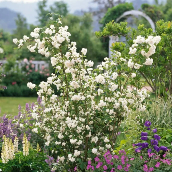 Iasomie - Philadelphus 'Schneesturm' ghiveci 0,7L - imagine 5